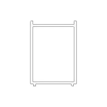 Rozšiřovací profil ke sprchovým dveřím SAT TEX NDTEXROZP195