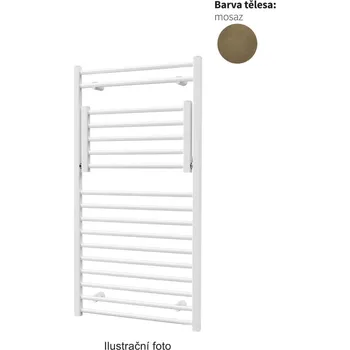 Radiátor Radiátor ISAN Flexi 113,5x60 cm mosaz metalíza DFLE11350600MO