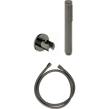 Sprchový set Vanový set SAT Dark s držákem sprchy a sprchovou hadicí PVD Gun Metal SATBSVSDA
