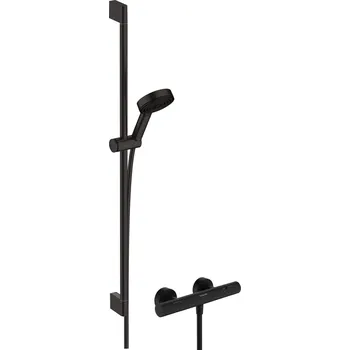 Vodovodní baterie Sprchová baterie Hansgrohe Pulsify Select S se sprchovým setem 150 mm černá matná 24261670