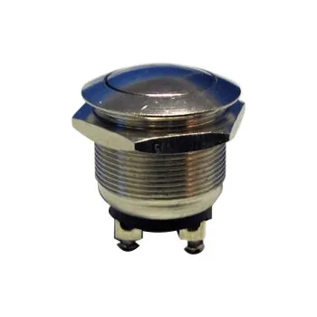 vypínač Přepínač tlačítko kul. OFF-(ON) kov-typ1 (12V)