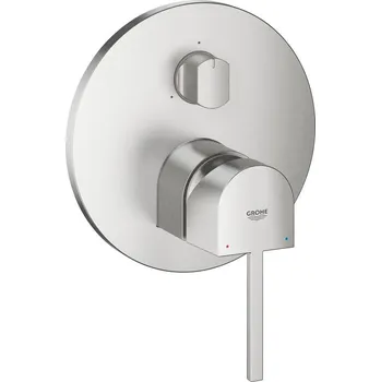 Vodovodní baterie Sprchová a vanová baterie GROHE Plus bez podomítkového tělesa supersteel 24093DC3