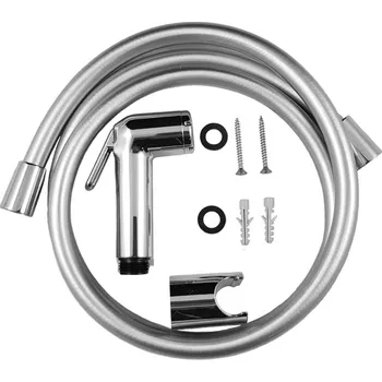 Bidetová sprška Paffoni s držákem sprchy a sprchovou hadicí chrom ZDUP099CR