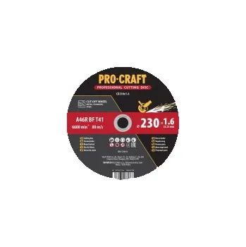 Řezný kotouč Kotouč řezný PROCRAFT 230x1,6mm