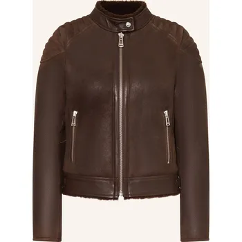 Dámský blejzr Belstaff Dámská Kožená Bunda Mollison, hnědá, 36