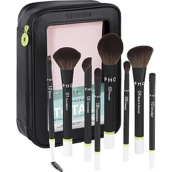 Kosmetická sada 697581-ADVANCED BRUSH SET CORE CAT REVAMP-24 - The Total Brush Set – Intuitivní aplikace, dokonalý vzhled - SEPHORA COLLECTION