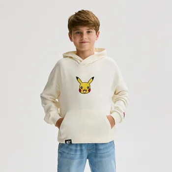 Chlapecká mikina Reserved - Mikina Pokémon - krémová - 928FJ-01X - 928FJ-01X-122