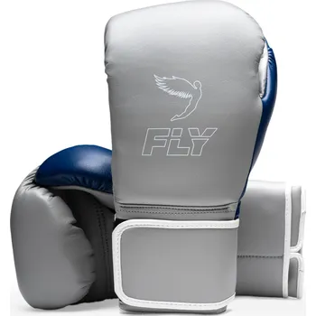 Boxerské rukavice Boxerské rukavice Fly Superloop Pro X-2 - šedá / modrá