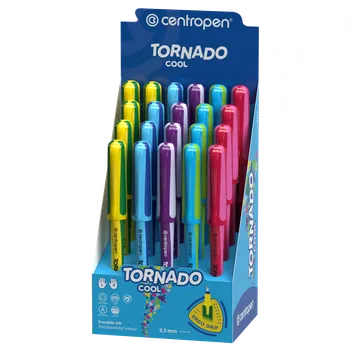 Centropen Popisovač 4775 Tornádo Cool+NEON, mix barev