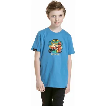 Chlapecké tričko Meatfly dětské tričko Moto Blue | Modrá | Velikost 146 | 100% bavlna