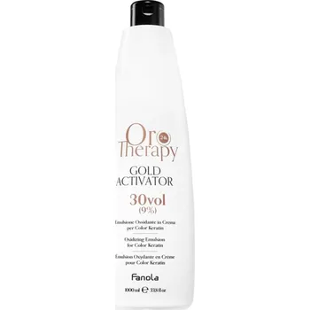 Barva na vlasy Fanola Oro Therapy Gold Activator aktivační emulze 9 % 30 vol. 1000 ml