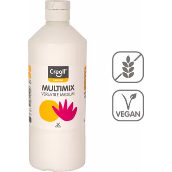 Výtvarná barva CREALL médium Multi-fix, 500 ml, transparentní