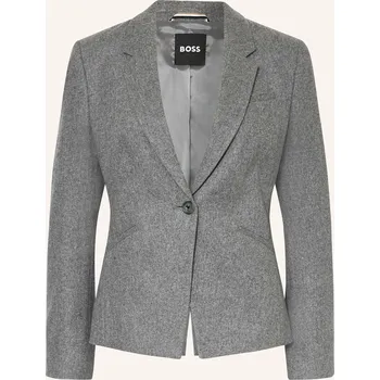 Boss Dámský Flanelový Blejzr Jia, šedá, 44