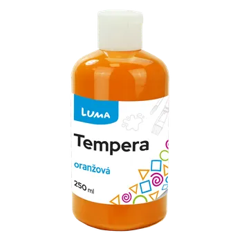 Vodová barva Temperová barva LUMA, 250 ml - oranžová
