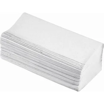 Papírový ručník Z-Z ručníky 1 vrstvé - bílé ( 200 ks)