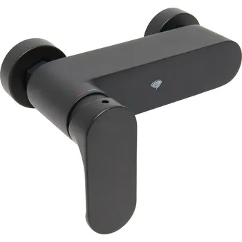 Vodovodní baterie Sprchová baterie SAT Fusion bez sprchového setu 150 mm matná černá SATBSFU268CPC