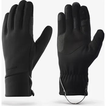 Rukavice SIMOND Turistické hřejivé dotykové rukavice MT 500 M ČERNÁ