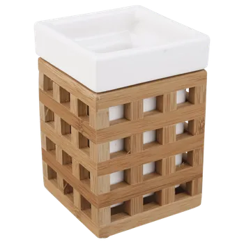 Dóza na potraviny Dóza Optima Libra bílá/bambus LIB27