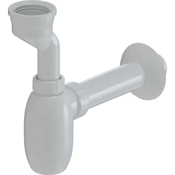 Sifon Pisoárový sifon excentrický MULTI 5/4" x 40mm plast bílý PISSIFON5440EXC