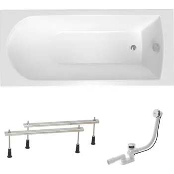 Umyvadlo Obdélníková vana SAT Savero plus 180x75 cm akrylát levá i pravá SATSAV1800AN