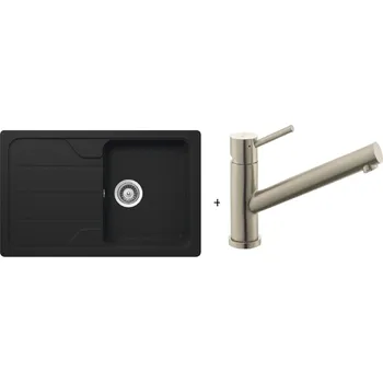 Nerezový dřez Set dřezu Schock a baterie SIKO SETSCHOCK3