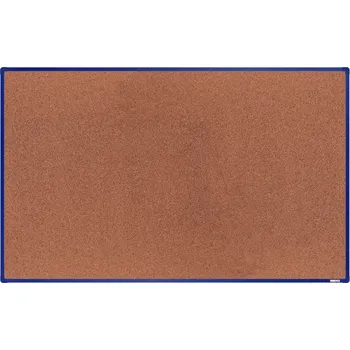 boardOK Korková tabule s hliníkovým rámem 200 × 120 cm, modrý rám
