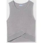 Dívčí top, pletené triko Mayoral 6039 černá barva: šedá, Rozměr: 162 (16 let)