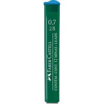 Náplň do psacích potřeb Grafitové tuhy Faber-Castell 0,7 mm 2B