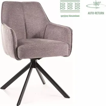 Jídelní židle Signal Jídelní židle NOTTI BREGO | šedá