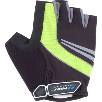 Cyklistické rukavice Rukavice PRO-T Plus Salerno fluozelené XS
