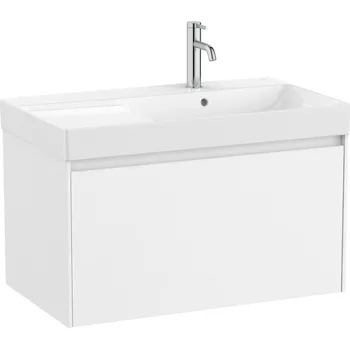 Koupelnový nábytek Koupelnová skříňka s umyvadlem Roca ONA 80x50,5x46 cm bílá mat ONA801ZBMP