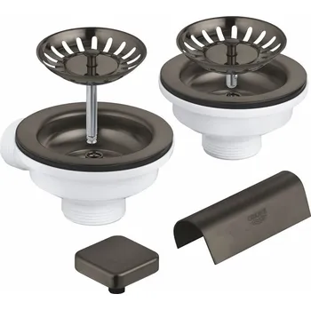 Sifon Výpust k dřezu GROHE kartáčovaný Hard Graphite 40999AL0