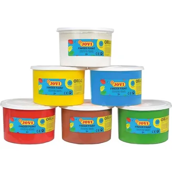 Speciální výtvarná barva JOVI prstové barvy 6 × 500 ml