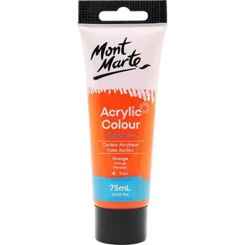 Výtvarná barva Akrylová barva Mont Marte 75 ml - oranžová