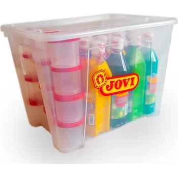 Speciální výtvarná barva Sada temperových barev JOVI PREMIUM 500 ml, 14 ks