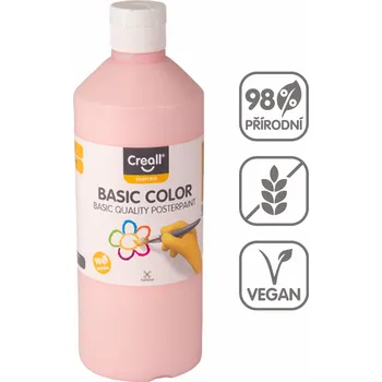 Výtvarná barva Temperová barva Creall 500 ml - pastelově červená