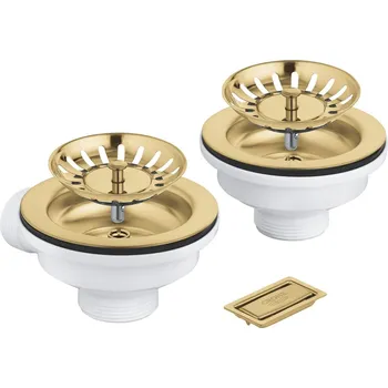 Sifon Výpust k dřezu GROHE kartáčovaný Cool Sunrise 40997GN0