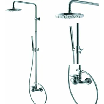 Sprchový set sprchový systém INDUSTRIAL se sprchovou baterií, chrom SIKOBWFSSSCR