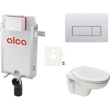 Bidet Cenově zvýhodněný závěsný WC set Alca k zazdění + WC S-Line S-line Pro SIKOAP9