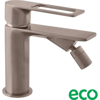 Vodovodní baterie Bidetová baterie RAV SLEZÁK Nil bez výpusti kartáčovaná metal grey NL244.5MGK