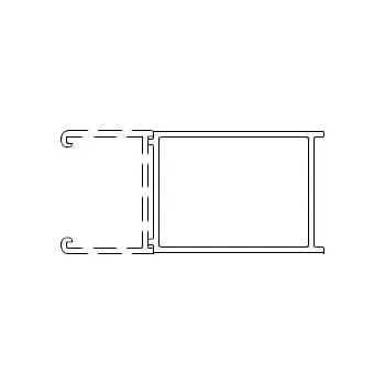 Rozšiřovací profil ke boční zástěně SAT Walk-In Xmotion chrom SATWIXMPROFILROZ