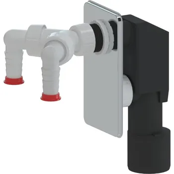 Sifon Pračkový sifon dvojitý MULTI 40/50 mm plastový bílý PRACSIFON4050DUO