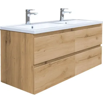 Koupelnový nábytek Koupelnová skříňka s umyvadlem SAT B-Way dub mat BWAY2120OAKU