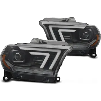 Přední světlomet TUNING-TEC Přední světla DODGE DURANGO 10-13 černá XENON TubeLight SEQ