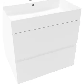 Koupelnový nábytek Koupelnová skříňka s umyvadlem Naturel Verona 60x50x45,5 cm bílá mat VERONA60BMU2bí