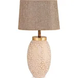 Stolní lampa 1xE27/40W/230V béžová/zlatá