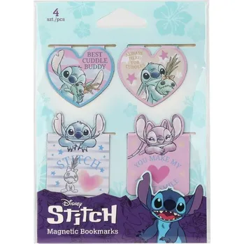Doplněk ke knize Magnetická záložka Colorino Stitch Pastel 2, 4 ks - mix motivů