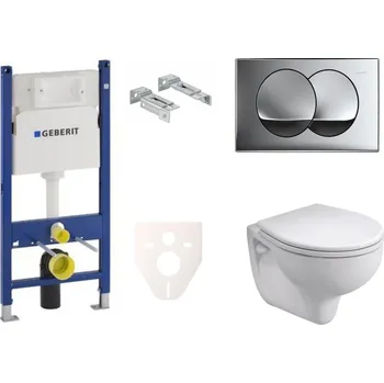 Bidet Cenově zvýhodněný závěsný WC set Geberit do lehkých stěn / předstěnová montáž+ WC Kolo Rekord SIKOGES7K71