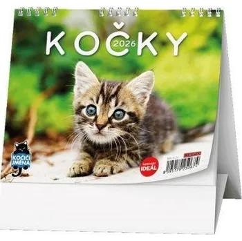 Kalendář Kalendář stolní týdenní Ideál Kočky s kočičími jmény