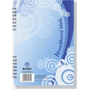 BOBO Blok s boční spirálou A5 40 listů - čistý